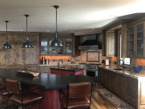 Kitchen with Wolf and Sub-Zero appliances