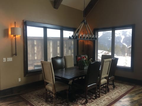 Dining room - table extends and seats up to 12