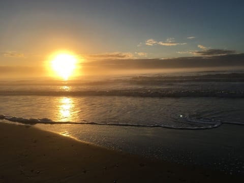 On the beach