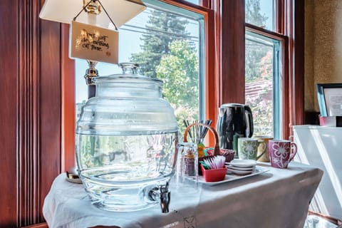 Tea and hot coco always available