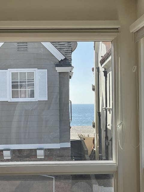 View to the ocean from living room.