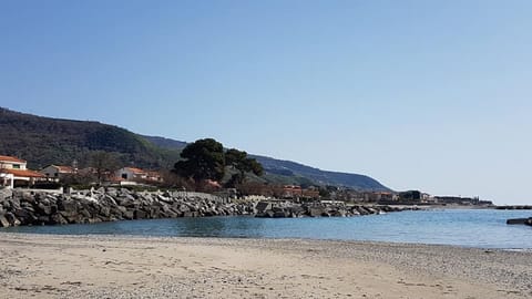 On the beach