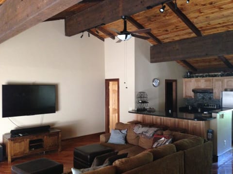 Living area | TV, fireplace, DVD player, stereo