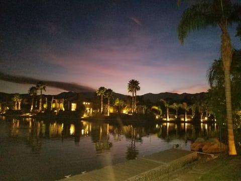 Tranquil evenings on the lake.