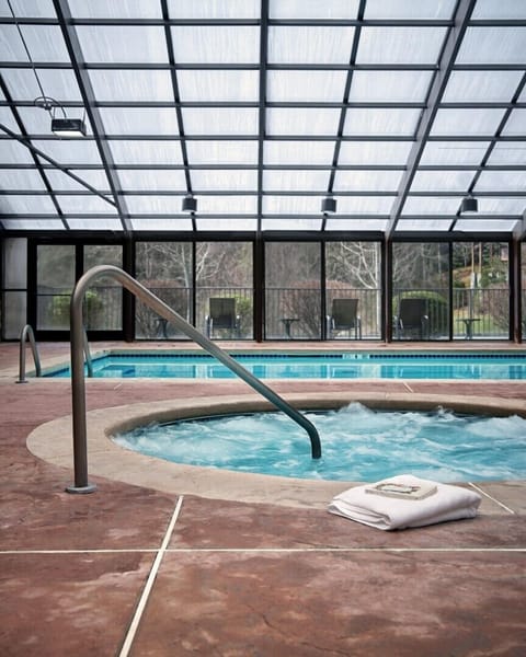 Indoor pool, a heated pool