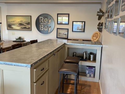 large bar in living room