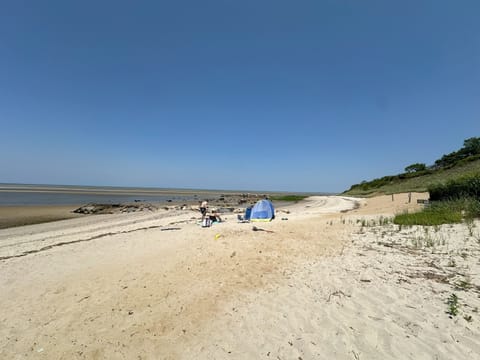 On the beach