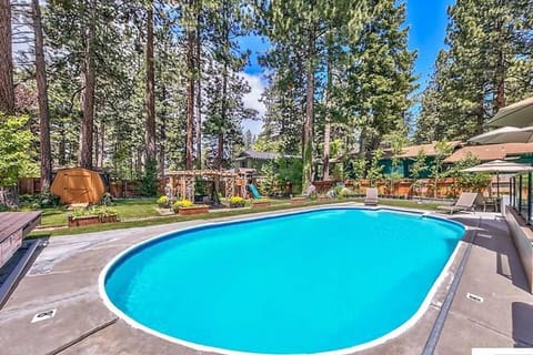 Heated Salt water private swimming pool 2