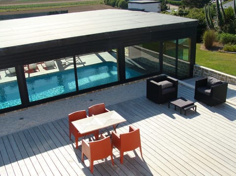 Indoor pool, a heated pool