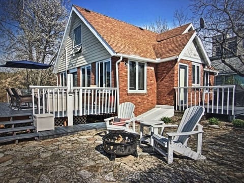 House Extrerior, hardscape/firepit