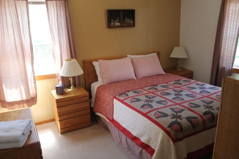 Back bedroom of Cottage #4  Bedding is not supplied with your rental.