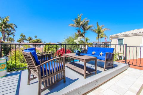 Balcony off Master Suite is perfect spot for croissants or watching sunsets