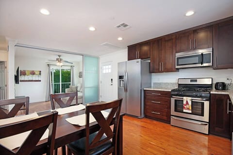Kitchen and dining area