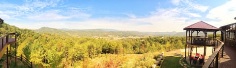 Vast view from upper level porch