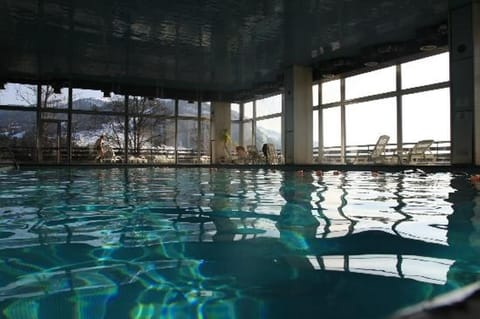 Indoor pool, a heated pool