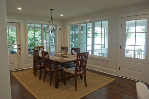 Dining Area with great lake views.