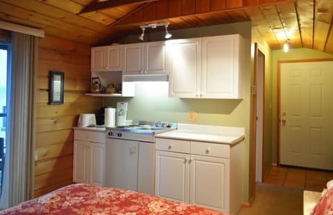 Interior of separate cabin.