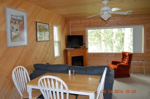 Main living area of cabin