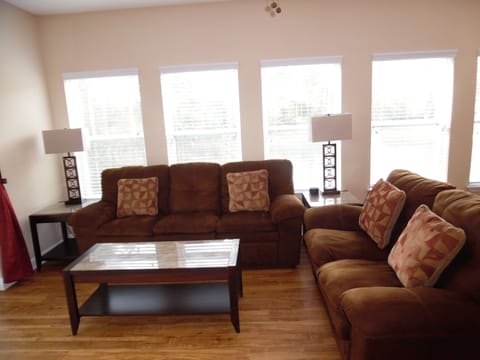 Living room-All units are furnished similarly-Typical 3 BR