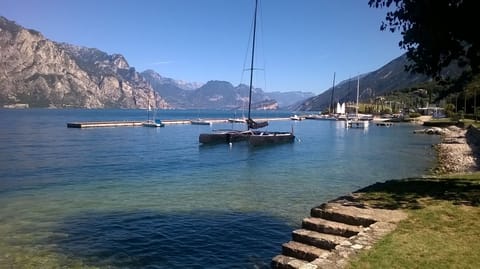 Beach nearby, sun loungers