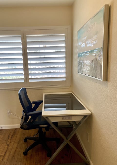 Desk with Built-in USB and Electrical Ports