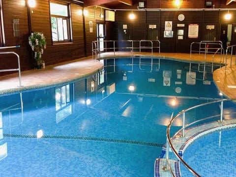 Indoor pool, a heated pool