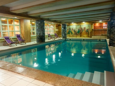 Indoor pool, a heated pool