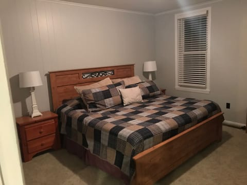 Downstairs, 3rd bedroom
king size bed: Room #8