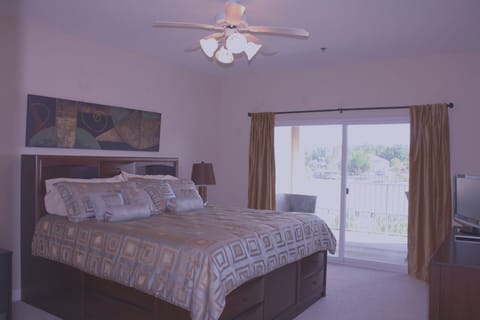 Master bedroom with water view. All units are furnished similar
Typical 3 BR  