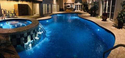 Indoor pool, a heated pool