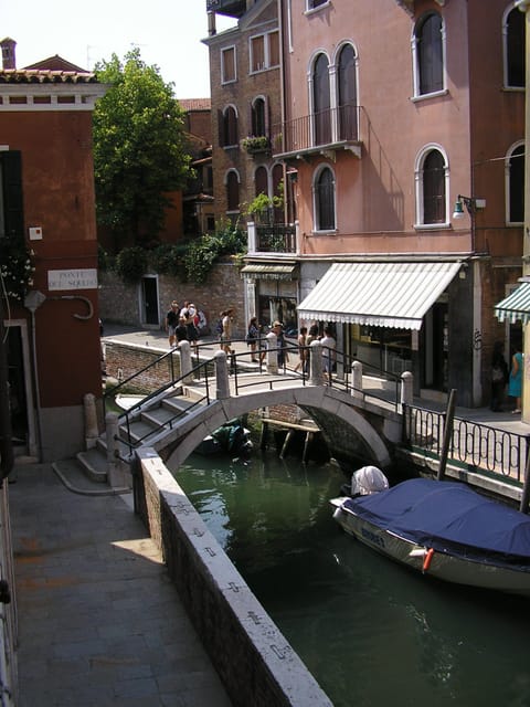 Canal view taken from the living room window.