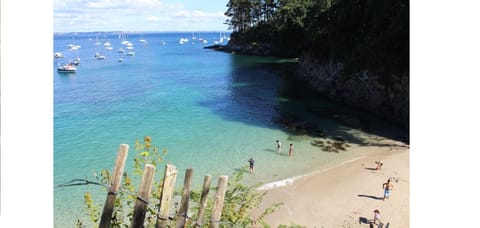 Beach nearby, sun loungers