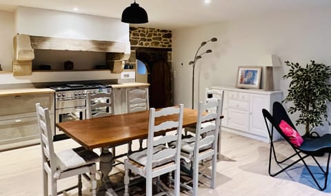 Well equipped kitchen from sitting room and on through to table tennis.