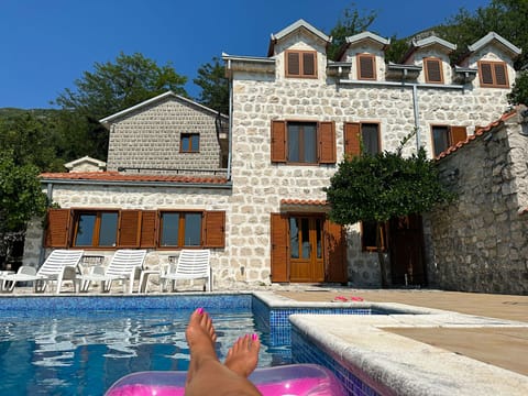 Outdoor pool, an infinity pool