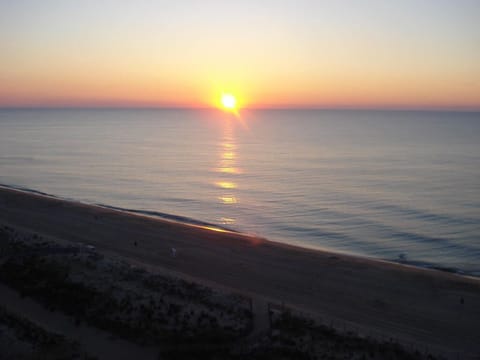 sunrise view from the balcony.