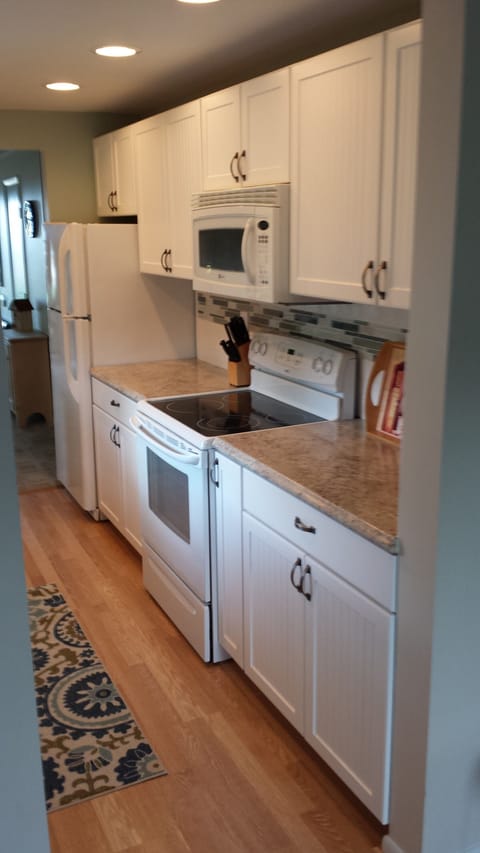 Kitchen with Microwave, Dishwasher, Disposal,  Cuisinart, mixer, etc.
