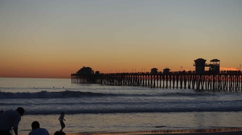 Oceanside Pier at Sunset.  A short walk away :)