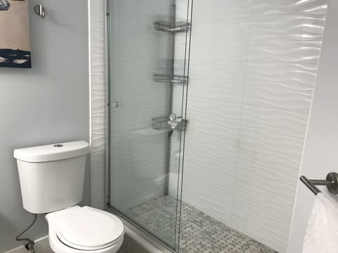 Bathroom with stand up shower