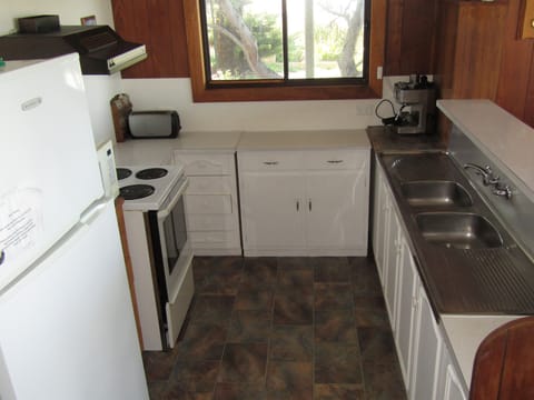 Microwave, oven, toaster, cookware/dishes/utensils