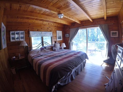 Master bedroom - with private deck
