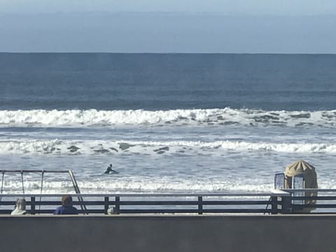 On the beach