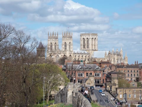 York Minster from the city walls | York, Yorkshire