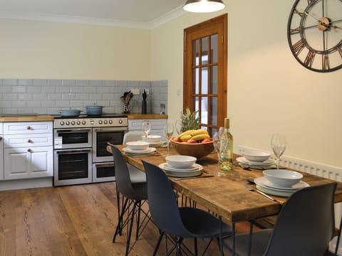 Kitchen with dining area | Rowan House, Camus Inas, Salen, near Acharacle