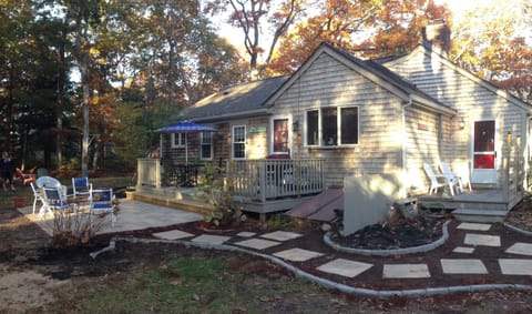 patio area and front and side decks 
