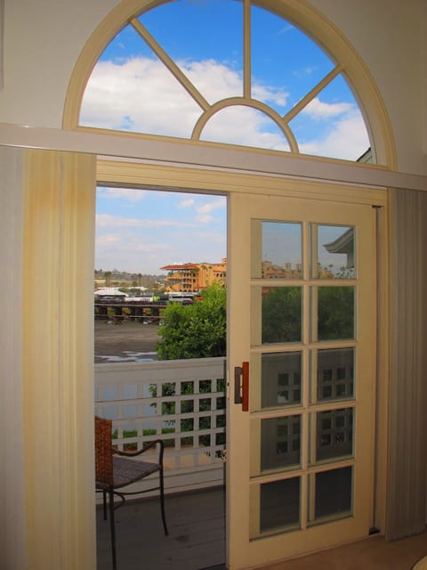 View off master bedroom second story balcony