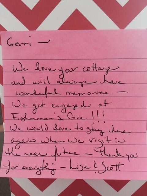 Our guests love our romantic cottage.