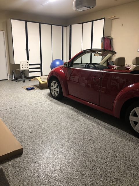 parking spot in attached garage