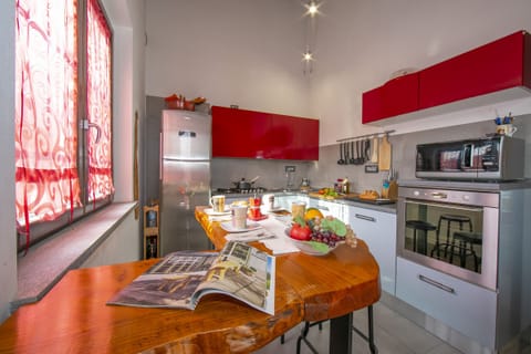 Kitchen and dining area