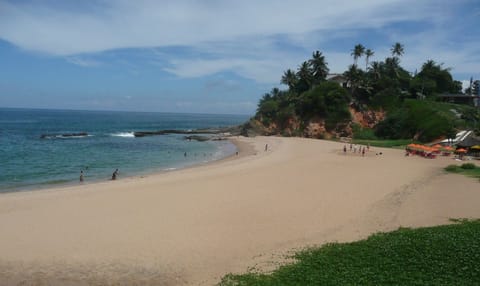 On the beach