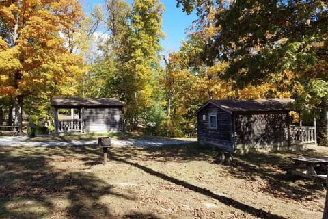 Cabins 1 - 4 are in a row, perfect for groups who want to camo together!